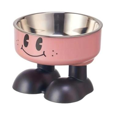 Imagem de Tigela Elevada De Aço Inoxidável Para Cães E Gatos, Comedouro Antiderr