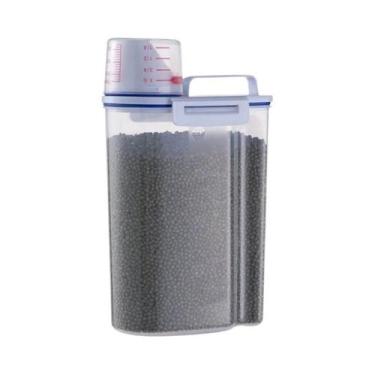 Imagem de Container De Armazenamento De Ração Para Animais De Estimação Com Gran