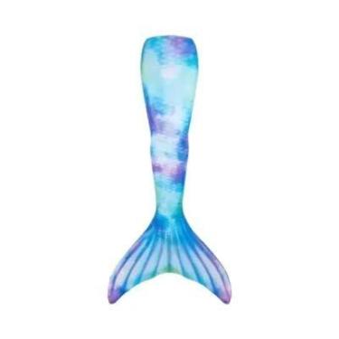 Imagem de Fantasia De Sereia Para Crianças E Adultos, Traje De Natação Com Monof