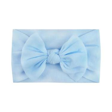 Imagem de Faixa De Cabelo Elástica De Tricô Para Meninas, Acessório Infantil De 