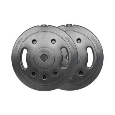 Imagem de 2x anilhas 3kg kenkorp treine em casa