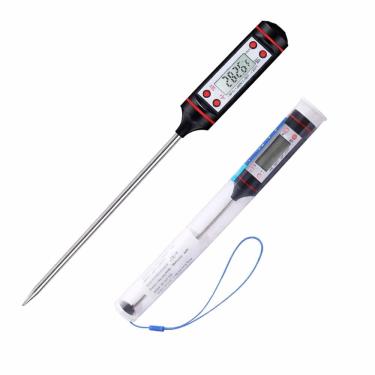 Imagem de Termômetro Culinário Digital com Espeto Inox 24 cm Alimentos