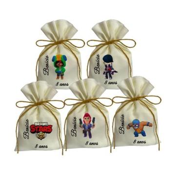 Imagem de Kit 20 Saquinhos Festas Surpresa Lembrancinhas Brawl Stars Mod 1 - ArP