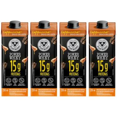 Imagem de Bebida Láctea UHT com 15g de Proteínas 3 Corações - Cappuccino Doce de