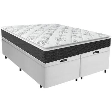 Imagem de Cama Box (Box + Colchão) Queen V-Joy Umaflex - de Mola Ensacada 63cm d
