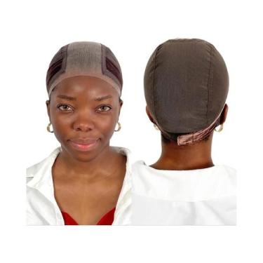 Imagem de Touca De Peruca Lace Front Com Faixa De Fixação 4x5, Renda Transparent
