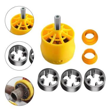 Imagem de Kit Fazedor de Rosca Tarrachas para Tubos - Bomvink