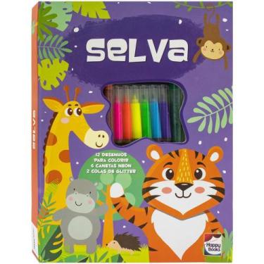 Imagem de Livro - Meu Adorável Superlivro de Colorir: Selva