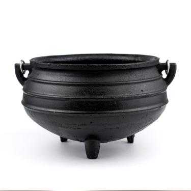 Imagem de Caldeirão Wicca da Bruxa de Ferro Tripé Alça N 6 3,2 Litros