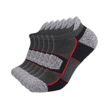 Imagem de Meias De Caminhada Masculinas Antiderrapantes Com Sola De Tecido Atoal
