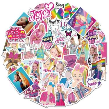 Imagem de Pacote de adesivos Jojos Siwas Anime 50 unidades à prova d'água de 3 a