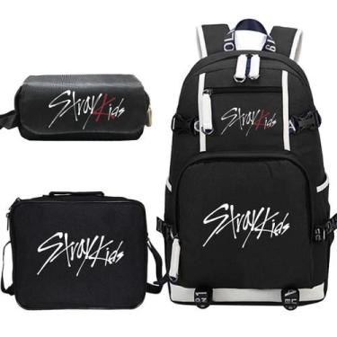 Imagem de Conjunto de mochilas escolares: mochila infantil Stray, lancheira, bol