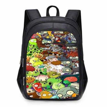 Imagem de Mochila Plants vs Zombies Cartoon Kids School Oxford Cloth - yiweisai