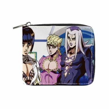 Imagem de Carteira JoJo's Bizarre Adventures Anime Characters Slim BiFold - Yiwe