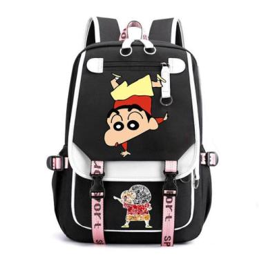 Imagem de Mochila escolar Shins Chans Anime para crianças - yiweisai