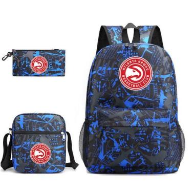 Imagem de Conjunto de mochilas Atlantr Basketball School de 3 peças para criança