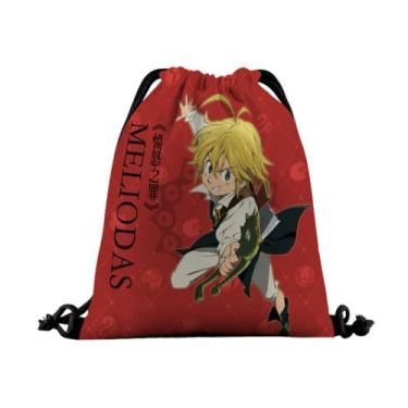 Imagem de Bolsa com cordão Seven Deadly Sins Meliodas para crianças - Yiweisai