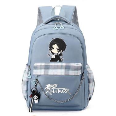 Imagem de Mochila Bungos Strays Dogs Anime School Oxford 34x23x46cm - Yiweisai