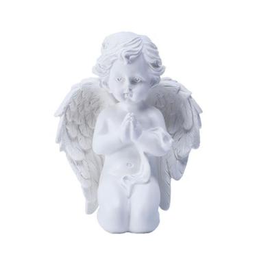 Imagem de Estatueta, escultura, estátua, oração religiosa, resina de anjo - yiwe