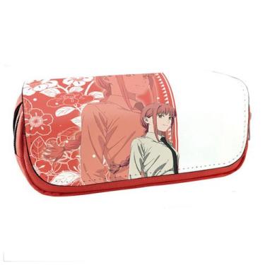 Imagem de Bolsa de lápis Makimas Chainsaws Caixa de lápis masculina impermeável 