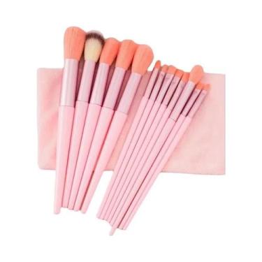 Imagem de Conjunto De Pincéis De Maquiagem Femininos Para Olhos, Base, Pó, Blush
