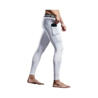 Imagem de Calças De Compressão Masculinas Para Esportes, Academia, Fitness, Corr