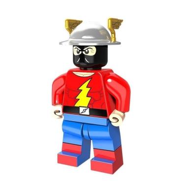 Imagem de Boneco Super Herois Vilões Quadrinhos Hq Bloco De Montar