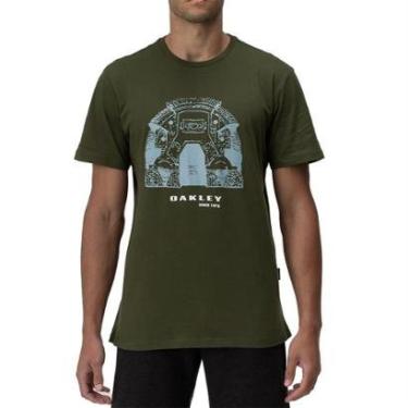 Imagem de Camiseta Oakley Bunker WT24 Masculina-Masculino