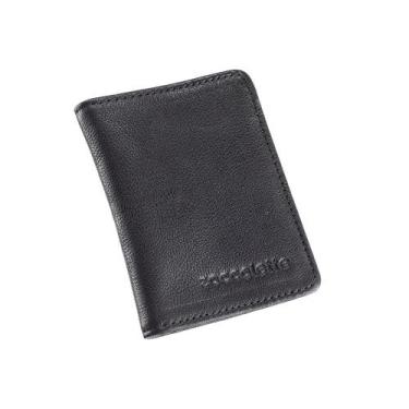 Imagem de Carteira Porta Cartão Slim Vertical - Zoccolette, Masculino, Preto, Ún