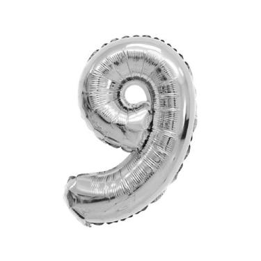 Imagem de Balão Número Metalizado 75cm Balao Aniversário Festa Eventos - CRGFEST