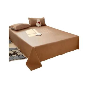 Imagem de Lençol 100% Algodão Para Colchões De Solteiro, Casal E King Size, Sem 