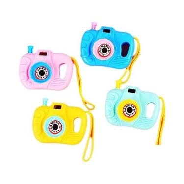 Imagem de Câmera De Brinquedo Infantil Com Estampa De Animais Em Miniatura, Kit 