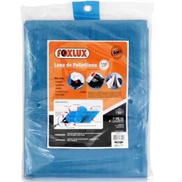 Imagem de Lona de Polietileno 7x5m Azul Foxlux/Famastil