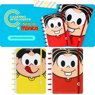 Imagem de Kit 2 Cadernos Grandes Turma da Mônica Magali 80 Folhas Capa Dura Elás