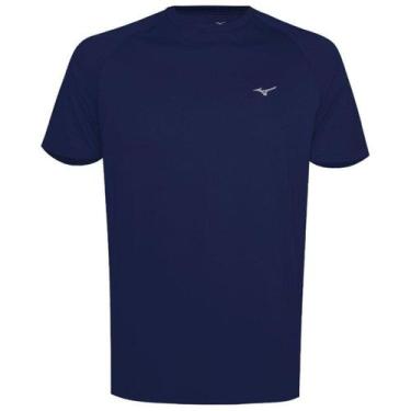 Imagem de Camiseta Mizuno Run Pro Uv New Masculina, Azul escuro, P