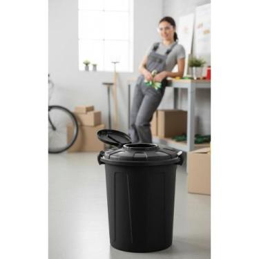 Imagem de Lixeira Grande 60L C/ Tampa Higiênica - Cozinha - Congratulations Stor