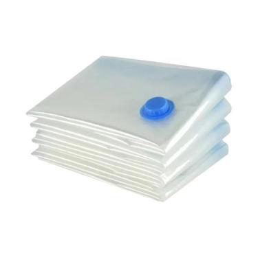 Imagem de Sacos a Vácuo Grandes Para Roupas 6PCS Contêiner De Armazenamento De C