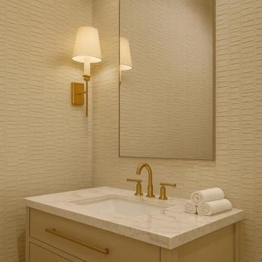 Imagem de Papel De Parede Vinilico Riscadinho Rolo 0,53x10,00m Vinil PVC - Plast