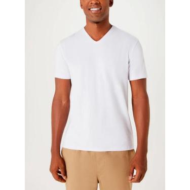 Imagem de Camiseta Manga Curta Hering 4EKK Slim Algodão T. P/XG, G, N0a, Branco