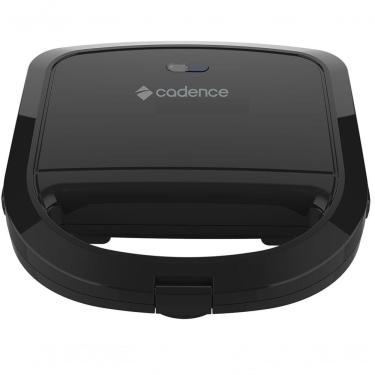 Imagem de Sanduicheira Cadence Sanduicheira Eletrica Cadence Preta Antiaderente 750W com Alca Isotermica e Trava 220V