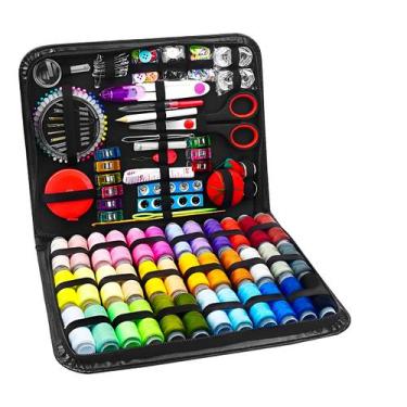 Imagem de Kit De Costura Portátil Para Viagem Em Casa Ferramentas Profissional D