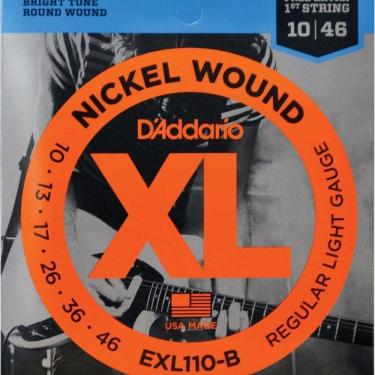Imagem de Encordoamento para Guitarra EXL110 .010-.046 Timbre Brilhante com Durabilidade Elevada...