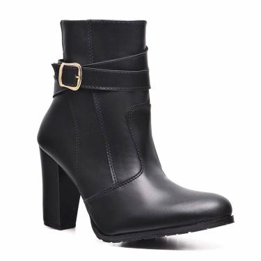 Imagem de Bota Feminina Ankle Boot Salto Alto