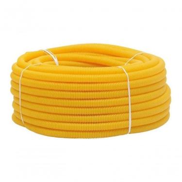 Imagem de Conduíte Corrugado Conduite Corrugado de 5-8 50 METROS para Passagem de Fios com Alta Resistência à Compressão Amarelo