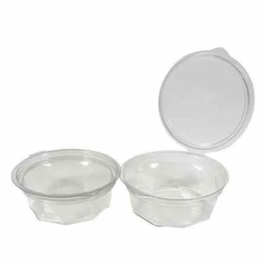 Imagem de Embalagem para Doces PF-642A para Mini Doces e Bombons com Tampa Articulada Redonda Alt...