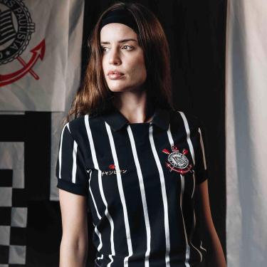 Imagem de Camisa Retrô Corinthians Mundial 2012 Feminina-Masculino