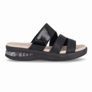 Imagem de Tamanco Anabela SoftStep Piccadilly 599004 Feminino, Preto, 36