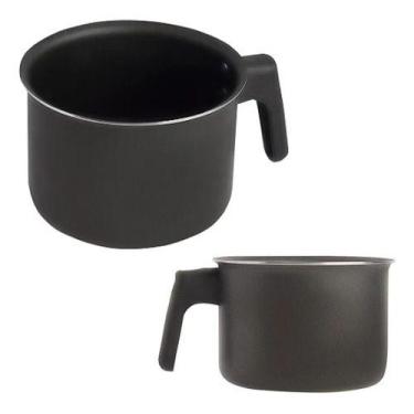 Imagem de Canecão Fervedor Água Chá Leiteira Teflon Preto 12 - 1,2l - HOME22