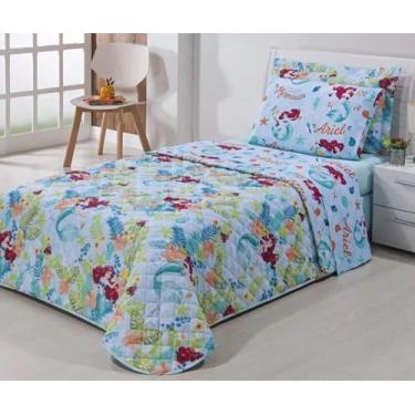 Imagem de Edredom Dupla Face Disney Mickey Minnie Solteiro Infantil - Premium - 