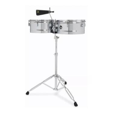 Imagem de Timbale lp la256 aspire 13'' + 14'' c/ suporte e cowbell - LATIN PERCU